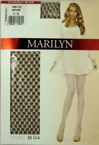 Marilyn Charly B04 R1/2 rajstopy wzór black